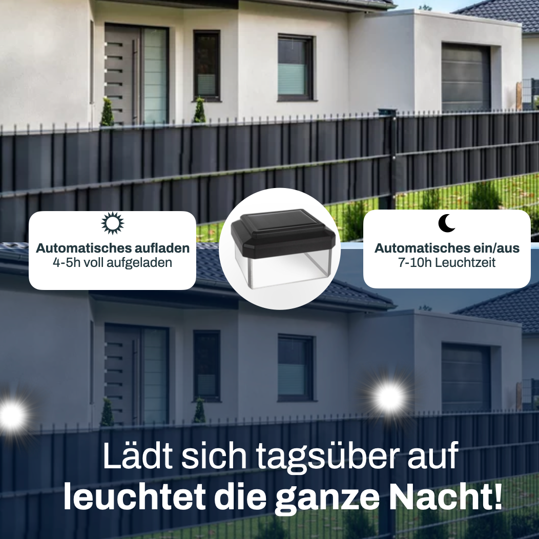 6040 Solar Zaunleuchte LED