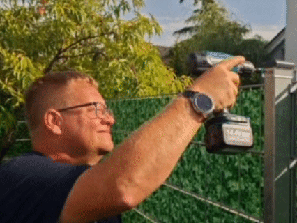 6040 Solar Zaunleuchte LED - 60X40mm