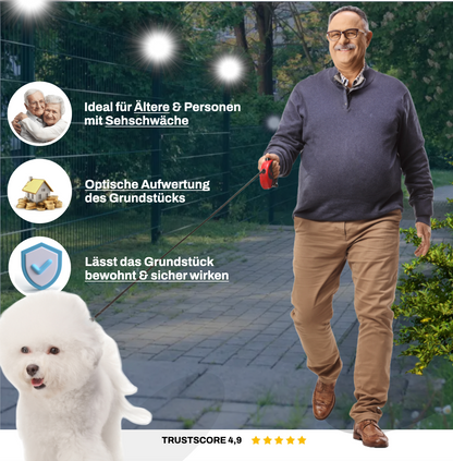 6040 Solar Zaunleuchte LED